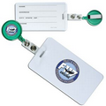 Round Retract-A-Badge with Luggage Tag Combo